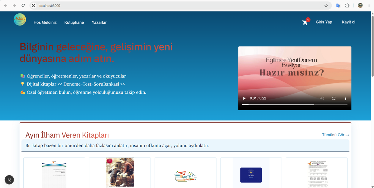 1.AY&EM Edu – Plateforme d'Éducation Numérique