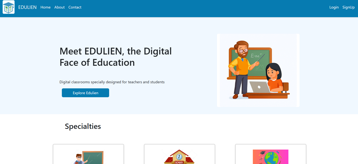 2.Edulien – Plateforme de Gestion Éducative
